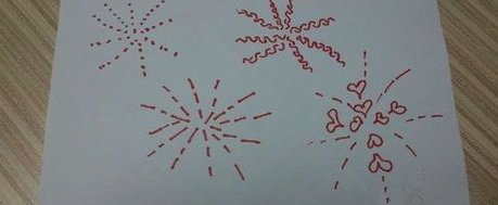 烟花具怎么画